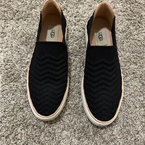 UGG Women's Black Slip-On Shoes